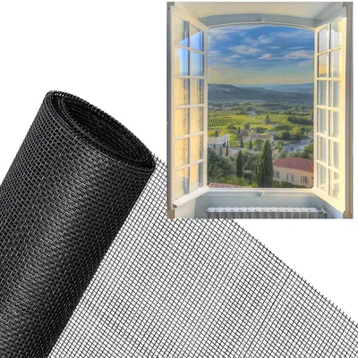 Imagen del producto de Malla anti-mosquitos para ventanas, resistente a los rayos UV, 2,5 m x 1,2 m, protección contra mosquitos para el hogar