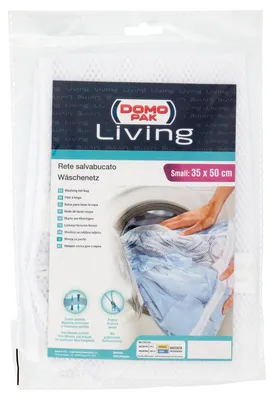 Image de Sac de protection DOMOPAK Premium pour machine à laver, sacs à linge, blanc, fermeture éclair