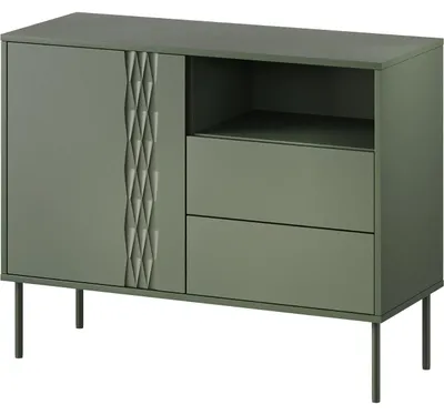 Productafbeelding van Kommode TIFFANY 1D2S, groen, mat