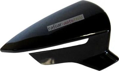 Produktbild von Spiegelkappe Abdeckung Gehäuse lackiert rechts Für SEAT IBIZA ARONA LEON schwarz LC9Z