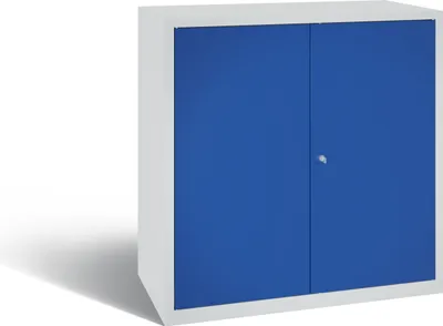 Produktbild von CP Stahlschrank 8821-00 lichtgrau, enzianblau 94,0 x 50,0 x 100,0 cm