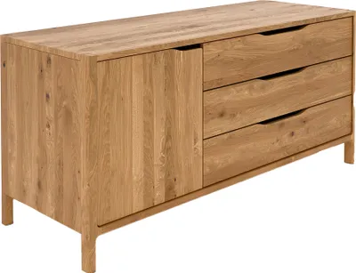 Produktbild von Sideboard in Wildeiche massiv geölt, montiert, THORNBURY-165
