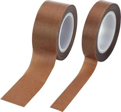 Zdjęcie produktu dla Taśma teflonowa 10 m, powłoka PTFE, szerokość 13 mm i 25 mm, odporna na wysokie temperatury