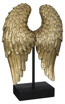 Produktbild von Gilde Skulptur, Flügel, Wing, Kunstharz, goldfarben, VE 1 Höhe: 30.00 cm Breite: 21.00 cm Tiefe: 8.00cm 89286