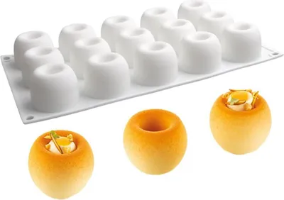 Produktbild von Silikonpuddingform - 15 Löcher - Ideal für Desserts