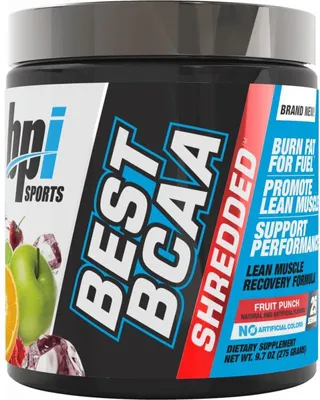 Produktbild von BPI Sports Best BCAA Shredded (25 serv) Fruit Punch - Aminosäuren - BCAA