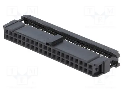 Zdjęcie produktu dla 1 sztuka złącza dla kabla płaskiego, 1,27 mm, 1658621-9 - wtyk żeński, 40 pinów