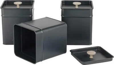 Produktbild von Küchenkanister-Set 3-teilig, langfristig frisch, gepulvert, praktisch