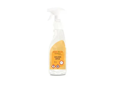 Obrázek produktu pro Ecoliquid ANTIVIRAL dezinfekce na ruce Golden Spice - viry, bakterie, plísně 1 l sprej