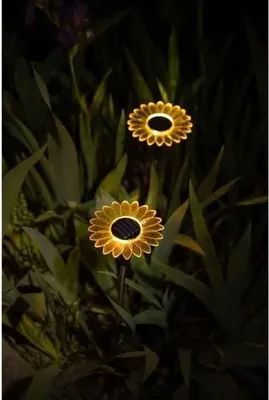 Zdjęcie produktu dla GALIX G4460 Solar-Lichtdekoration  Sonnenblumenform  H44 cm