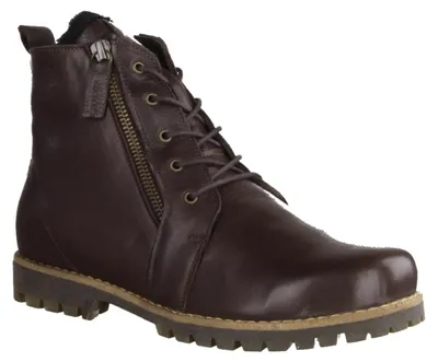 Produktbild von Andrea Conti 0346060207 Damenboots, gefüttert, Leder, Braun, Wechselfußbett - Damenschuhe Top Trends, Braun, leder, absatzhöhe: 15 mm