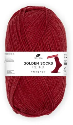 Produktbild von Pro Lana Golden Socks RETRO Merino extrafein 100 g 4-fach Sockenwolle Farbe 2130