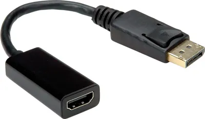 Immagine prodotto di VALUE Adattatore DisplayPort-HDMI, DP ST - HDMI BU