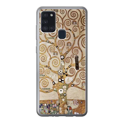 Produktbild von MuchoWow® Handyhülle Schutzhülle Hülle für Samsung Galaxy A21s Der Baum des Lebens - Gustav Klimt Silikon Softcase Handy Hülle - Hartschale