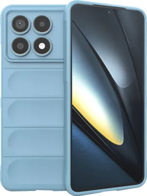 Produktbild von Techsuit Magic Shield Back Cover Hülle für Xiaomi Poco F6 Pro - Blau