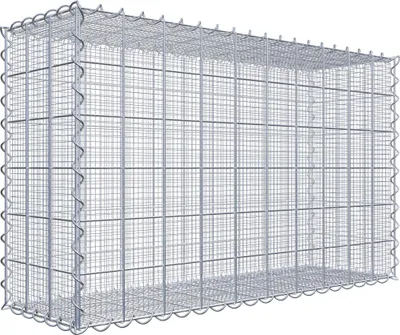 Produktbild von Splittgabione 100 cm x 60 cm x 30 cm (L x H x T), Maschenweite 10 cm x 10 cm, Spirale
