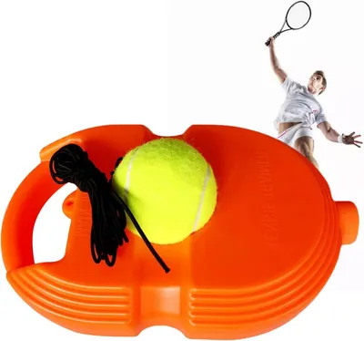 Produktbild von Rebounder-Tennis-Set, tragbar für Familien/Erwachsene, Balltraining, Seil, Geschicklichkeitsförderung