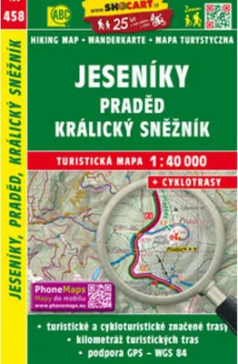 Immagine prodotto di SC 458 Jeseníky, Praděd, Kralický Sněžník 1:40 000
