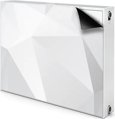Produktbild von Magnet Verkleidung Abdeckung Heizkörperabdeckung Heizkörperabdeckung 110x60 cm  - Abstraktion, weiß
