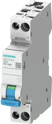 Produktbild von Siemens 5SY17104 5SY1710-4 Schutzschalter plombierbar 72 V/DC 10 A 1 St., IP20