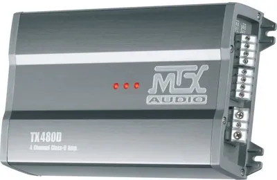 Immagine prodotto di MTX TX480D Amplificatore per auto in classe D 4x120W RMS @2O o 2x240W RMS @ 4O filtri variabili
