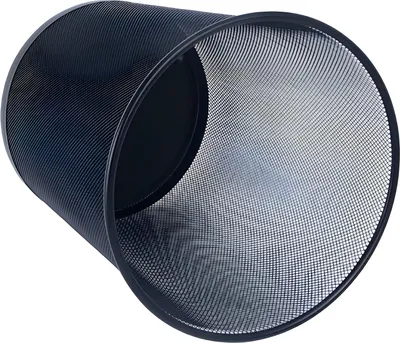 Image de WEDO 65 201 Papierkorb Office aus Drahtmetall 18 Liter schwarz