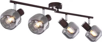 Produktbild von Globo Lighting Strahler Metall bronzefarben, 4x E14