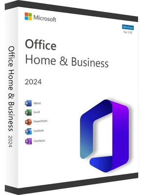 Produktbild von Microsoft Office Home and Business 2024 (Product Key Card), dt.