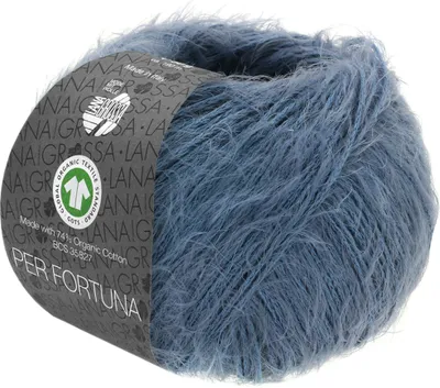 Produktbild von Lana Grossa - Per Fortuna GOTS 0023 taubenblau
