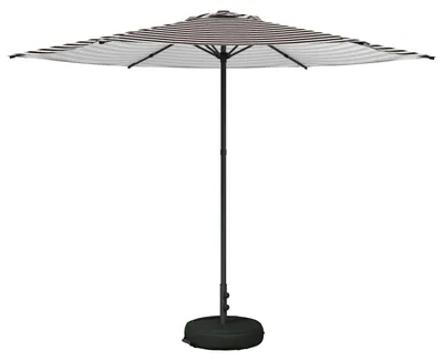 Image de Parasol de jardin vidaXL avec pied, 300 x 300 cm, polyester, à angle droit
