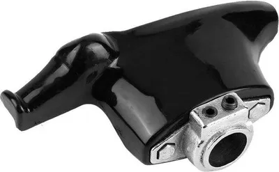 Image de Autocordon en nylon noir avec boucle de 28/30 mm de diamètre.