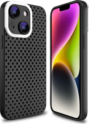 Obrázek produktu pro Pro iPhone 14 Plus Duté Teplo Disipation TPU Telefon Pouzdro (Black)