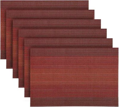 Immagine prodotto di Sottopiatti in PVC Unyqoos®, set da 6 pezzi, 30 x 45 cm – antiscivolo, lavabili, resistenti al calore fino a 80 °C, anti-macchia, senza BPA, ideali per la casa e la ristorazione
