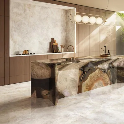 Immagine prodotto di CASA39 Gres porcellanato effetto onice Beige 60x120 cm EmilVetroceramica Tele Di Marmo Precious