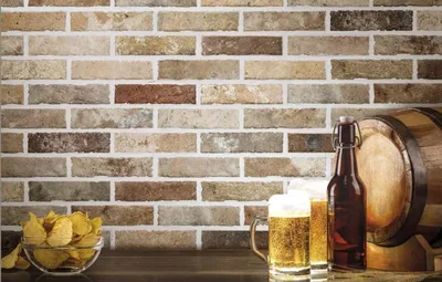 Obrázok produktu pre Matný obklad 6x25, imitácia tehlovej zmesi