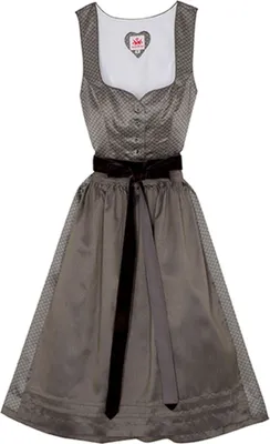 Produktbild von Spieth & Wensky Dirndl Deich Lange-Dirndl Kleid 2-teiliges Trachtenkleid, Farbe:Beige, Größe:40/L