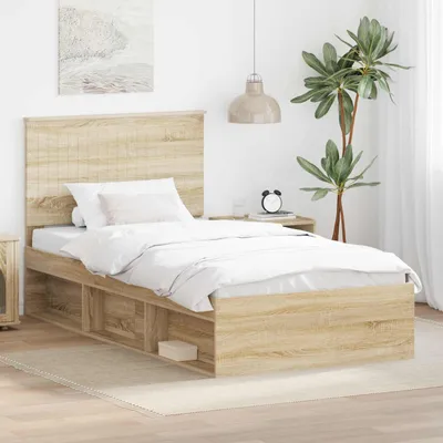 Obrázek produktu pro Maison Exclusive - Rám postele Sonoma 100 x 200 cm Masivní borovicové dřevo