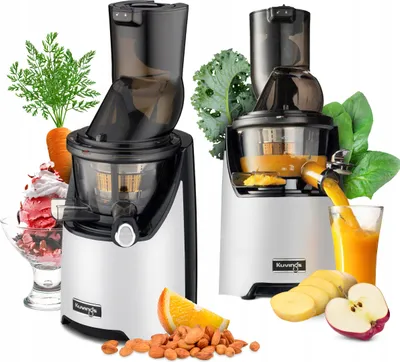 Zdjęcie produktu dla Kuvings REVO820, Sokowirówka wolnoobrotowa, Czarny, Biały, 60 RPM, 400 l, 8,2 cm, Tritan