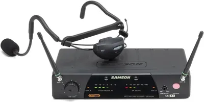 Productafbeelding van Draadloze headsetmicrofoon voor fitness aerobics streaming audio