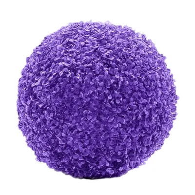 Image de Boule de buis artificielle, boule de décoration plante artificielle, buis artificiel, grande - TOPIORB Lila 28 cm