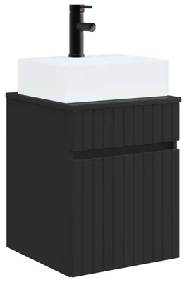 Immagine prodotto di Mobile Lavabo da Parete Nero 39 x 41 x 62,5 cm