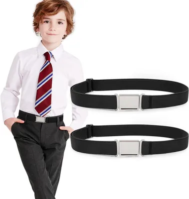 Produktbild von Verstellbarer elastischer Gürtel mit magnetischer Schnalle, für Jungen und Mädchen, einstellbar, Kindergürtel