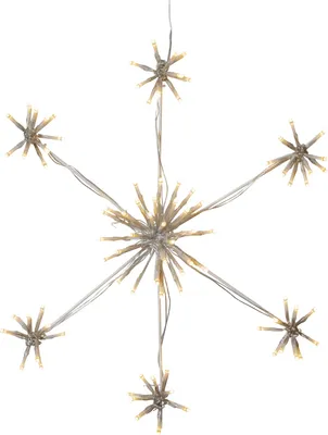Produktbild von Star Trading LED-Silhouette Flower Snowflake outdoor Ø50cm weiß