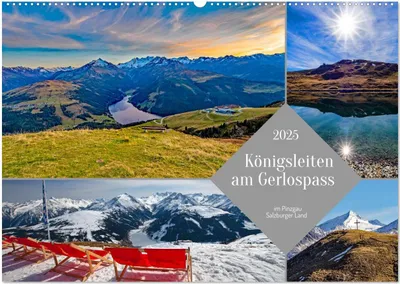 Produktbild von Königsleiten am Gerlospass (Wandkalender 2025 DIN A2 quer), CALVENDO Monatskalender