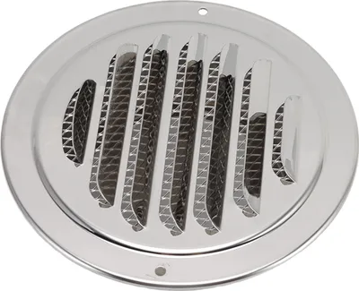 Image de Couvercle de ventilation en acier inoxydable 304, couvercle rond de grille d'évacuation pour cuisine et salle de bain, 100 mm / 3,9 pouces
