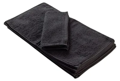 Image de ARTG - Serviette invité LT917 (50 cm x 30 cm) (noir)