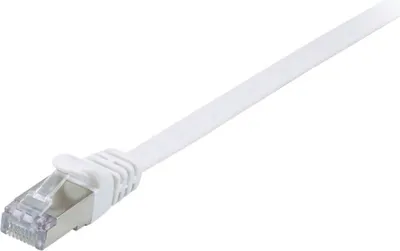 Produktbild von Equip Patchkabel Cat6A Flat U/FTP 2xRJ45 1.00m weiß LSZH Polybeutel