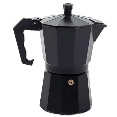 Obrázok produktu pre Verk 07042 Moka kanvica 6 - 300 ml - čierna