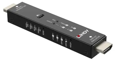 Obrázok produktu pre Lindy 32683, 3840 x 2160 px, 18 Gbit/s, Čierna, Kov, HDMI, 1.4/2.2