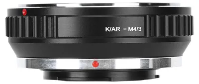 Obrázek produktu pro Fikaz k ARM4/3 – adaptér pro objektivy s bajonetem Konica AR na fotoaparáty Olympus M4/3